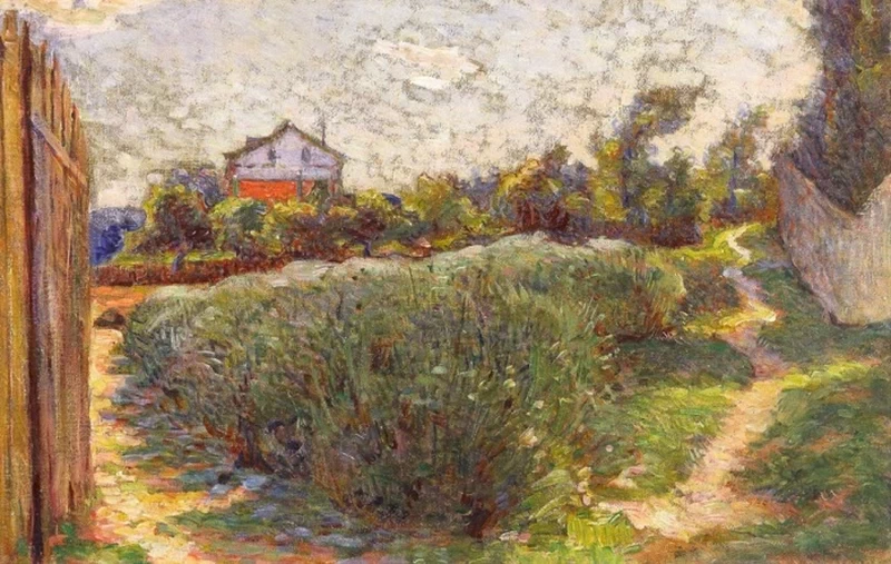 Paesaggio con casa